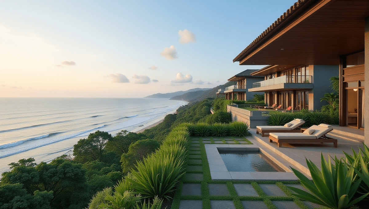 Luxury condo overlooking the Pacific ocean